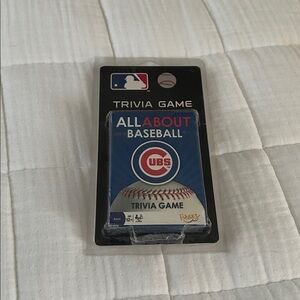 Sealed NWT MLB Cubs Trivia Game Card Set